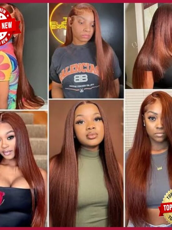 Brazilian Virgin Human Hair Extensions 30-34 Inch Straight 3 Bundle Set main image 5